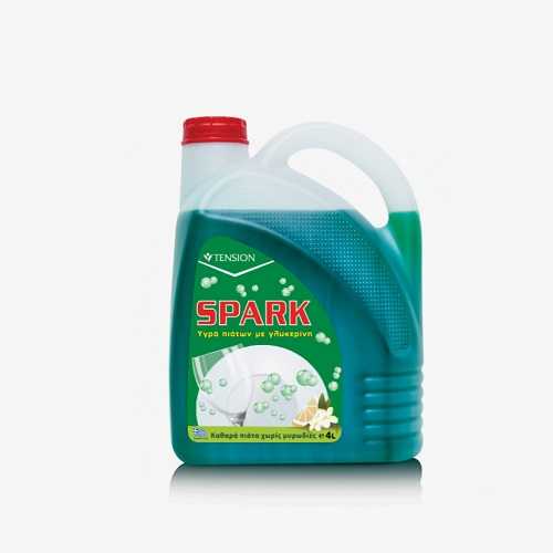 Spark-Υγρό-Πιάτων-Λεμόνι-4Lt Spark Υγρό Πιάτων Λεμόνι 4Lt - Image 1