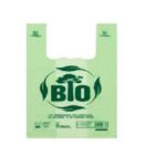 Τσάντα T-Shirt Tessera κομποστοποιήσιμη πράσινη  22Χ37 cm